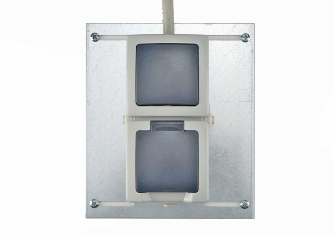 Kellertrennwände Spanplatte Lichtschalterleiste